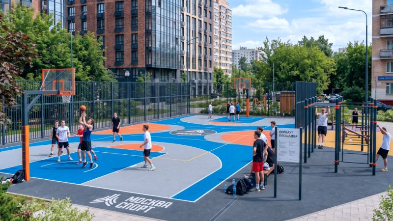 800 новых спортплощадок в Москве: как бесплатная инфраструктура повышает стоимость жилья на 7% и экономит 1.5 млн рублей на фитнесе